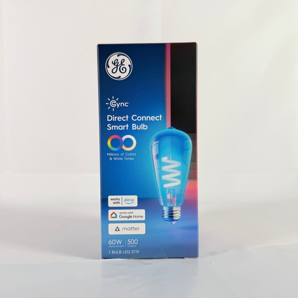 GE Cync Direct Connect Smart Bulb ST19 LED‎ Millions of Colors Matter NIB